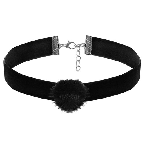 Choker halsband schwarz damen - choker,