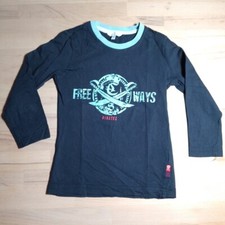 Langarm-Shirt Longsleeve Gr. 98/104 blau rot Junge Piraten TCM Tchibo