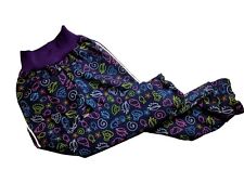 Softshellhose, blau mit bunten