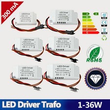 LED driver Trafo 3W 5W 10W 18W 20W 24W 36W Transformator Netzteil 300mA Treiber