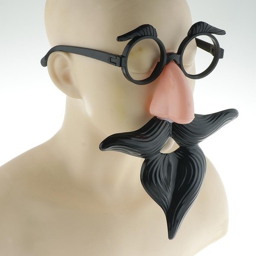 Lustige augenbrauen brille - augenbrauen,