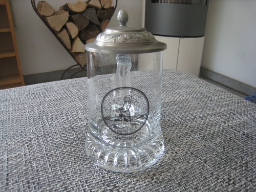 Vintage bierkrug glas mit - glas,