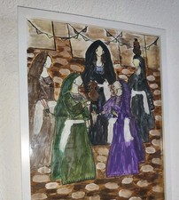 Acryl Gemälde Handgemalt