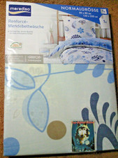 Meradiso Renforce Wendebettwäsche Normalgröße 135 x 200 Bettwäsche Bett Bezug