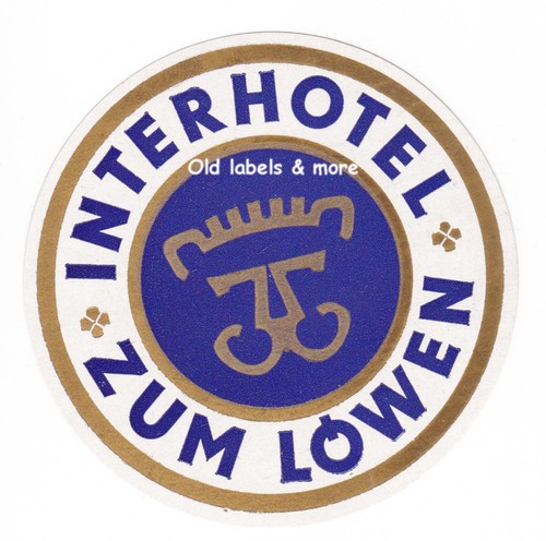 X1889 interhotel zum löwen - zum,
