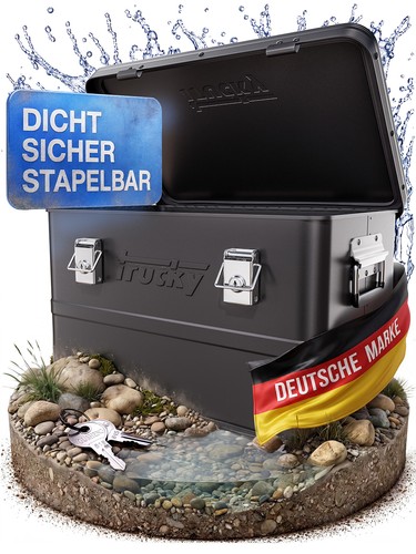 Aluminium box mit deckel - mit,