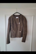 Mango Lederjacke Echtleder