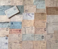 Konvolut 50 Briefe Feldpostkarten Stempel 1. WK Feldpost 1914-18
