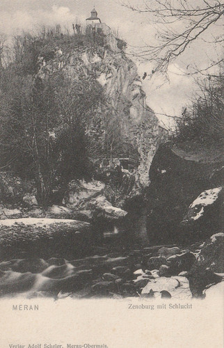 Meran zenoburg mit schlucht - meran,