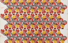 2 Original alte Schuco Stanzbleche ,50er Jahre Motodrill,