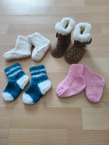 Babysocken gestrickt - babysocken,