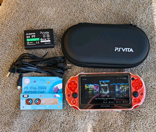 Sony vita pch 2000 slim - slim, rot