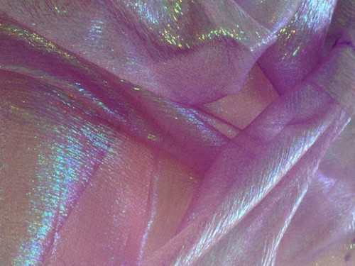 Multicolor two tone organza - multicolor,