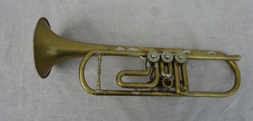 Alte trompete 46 cm - trompete,