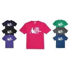 Yoga Mädchen Sind Verdreht T-Shirt Fitness Training Laufschuhe Zumba Geschenke