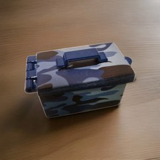 Geocoin Snag The Tag Can Blau