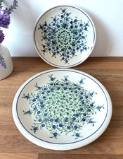 Bunzlauer KeramiK Teller Set 2 Stück Frühstück Speiseteller Dessert Edel Landhau