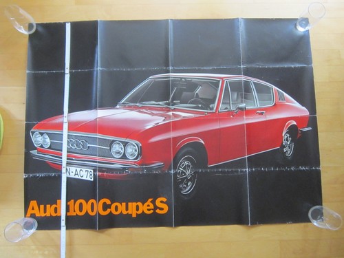 Audi 100 coupe - coupe, poster