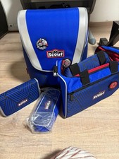 SCOUT Schulranzen-Set - Blau- Vierteilig