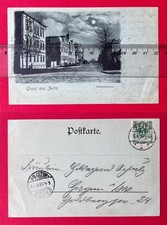 Mondschein AK ZEITZ 1899 Blick