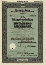 Rhenania Ossag Mineralöl AG 1942 Hamburg Monheim Stettin Pölitz Shell Den Haag