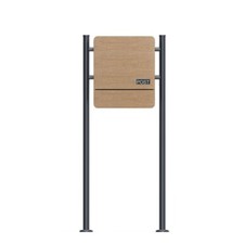 SCHARTEC Standbriefkasten Holz