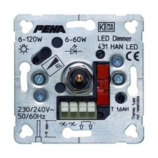 Peha Dimmer Dreh-/Druckknopf