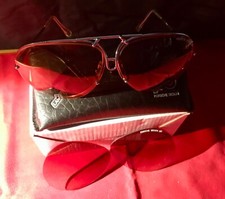 ORIGINAL SONNENBRILLE PILOTEN BRILLE PORSCHE CARRERA DESIGN MIT WECKSELGLÄSER