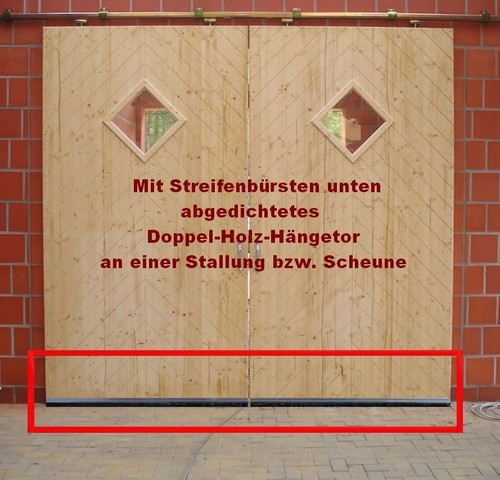 Stalltor bürstendichtung - 2m, stalltor-bürstendichtung