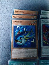 Yugioh Watt Karten (Wattuna,Wattkyuki,Wattkingdom,Wattsychic Fighting Power)