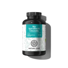 Bio Spirulina & Chlorella Tabletten - 500 Tabletten_für 40 Tage