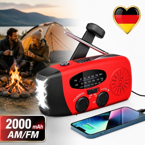 2000mah solar handkurbel - 2000mah,