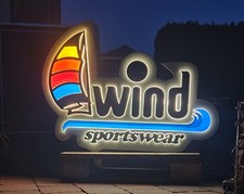 Wind Leuchtwerbung