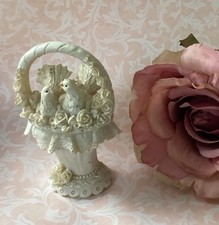 Tortenfigur f. Hochzeitstorte, Figur f. Torte Hochzeit Tauben in Weiß (K68)