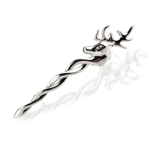 Staghorn kilt pin - staghorn, aus