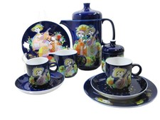 100 Jahre Rosenthal Jubiläum Porzellan 1001 Nacht Björn Wiinblad - Mokkaservice