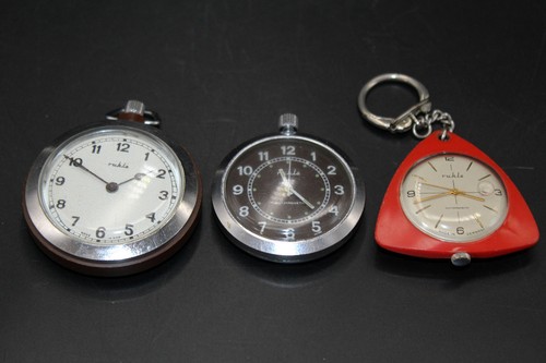 Vintage uhr ruhla - x,