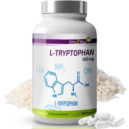 Vita2you tryptophan 500mg - vita2you,
