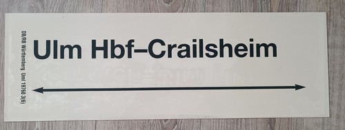 Zuglaufschild cm - zuglaufschild, 61*20