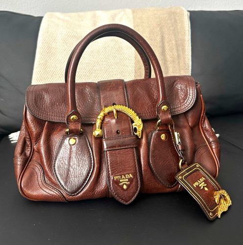 Prada cervo animalier bag - cervo,