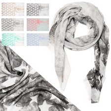 Leichter Schal Sterne Muster