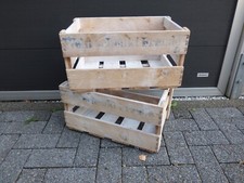 2x Gebrauchte Weinkisten Weinkiste Kiste Holzkiste Weinsteige Holzsteige Geweißt