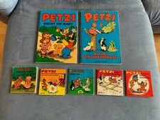 7x Sammlung Petzi alte und sehr alte Pixi Bücher und Carlsen Verlag 1976 1978