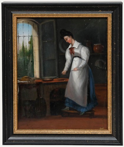 Gerahmtes ölgemälde aus dem - Ölgemälde,
