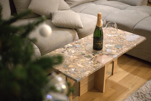 Couchtisch recta ceppo rosso - recta,