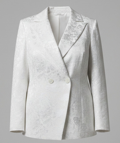 Damen blazer mit floralem - mit,