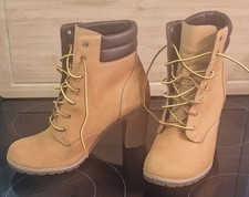 Timberland 40 Damen Stiefel Tillston Beige Hellbraun High Hell Pumps Top Zustand