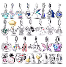 Weltkugel Charm Anhänger 925