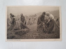 Ansichtskarte Sächsische Heimatschutz-Postkarten Erntearbeiter im Erzgebirge /36