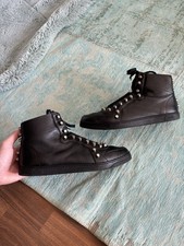 Gucci Leather Hi Top Sneaker /
